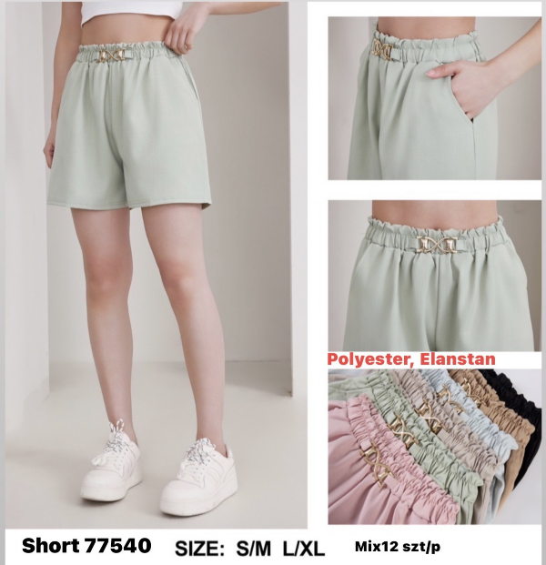 Szorty damskie Roz S-XL, Mix Kolor Paczka 12 szt